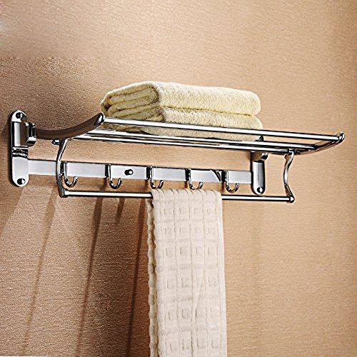 BREMIX  5BARS DOUBLE TOWELHOLDERWITH HOOKS