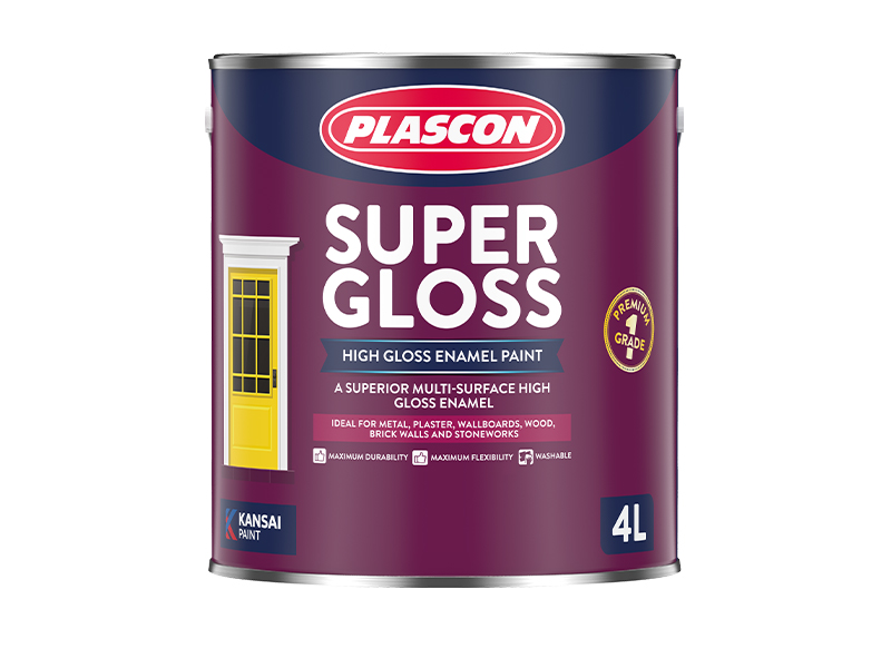 PLASCON SUPER GLOSS 4ltrs