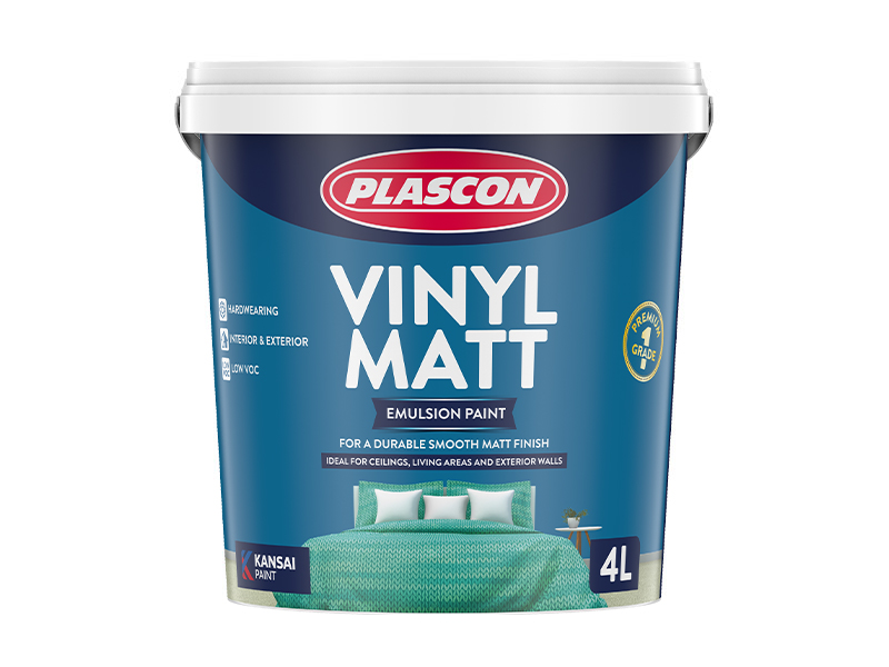 VINYL MATT PLASCON 4 ltr