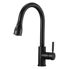 PULL-OUT BLACK SINK MIXER TAP 6016K