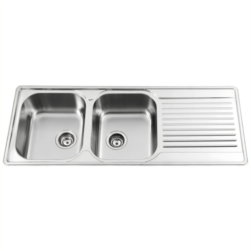 KITCHEN SINK DOUBLE BOWLS SINGLE  TRAY HEAVY DUTY